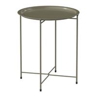 Gartenbeistelltisch Stella - Grün, MODERN, Metall (46/52/46cm) - Luca Bessoni
