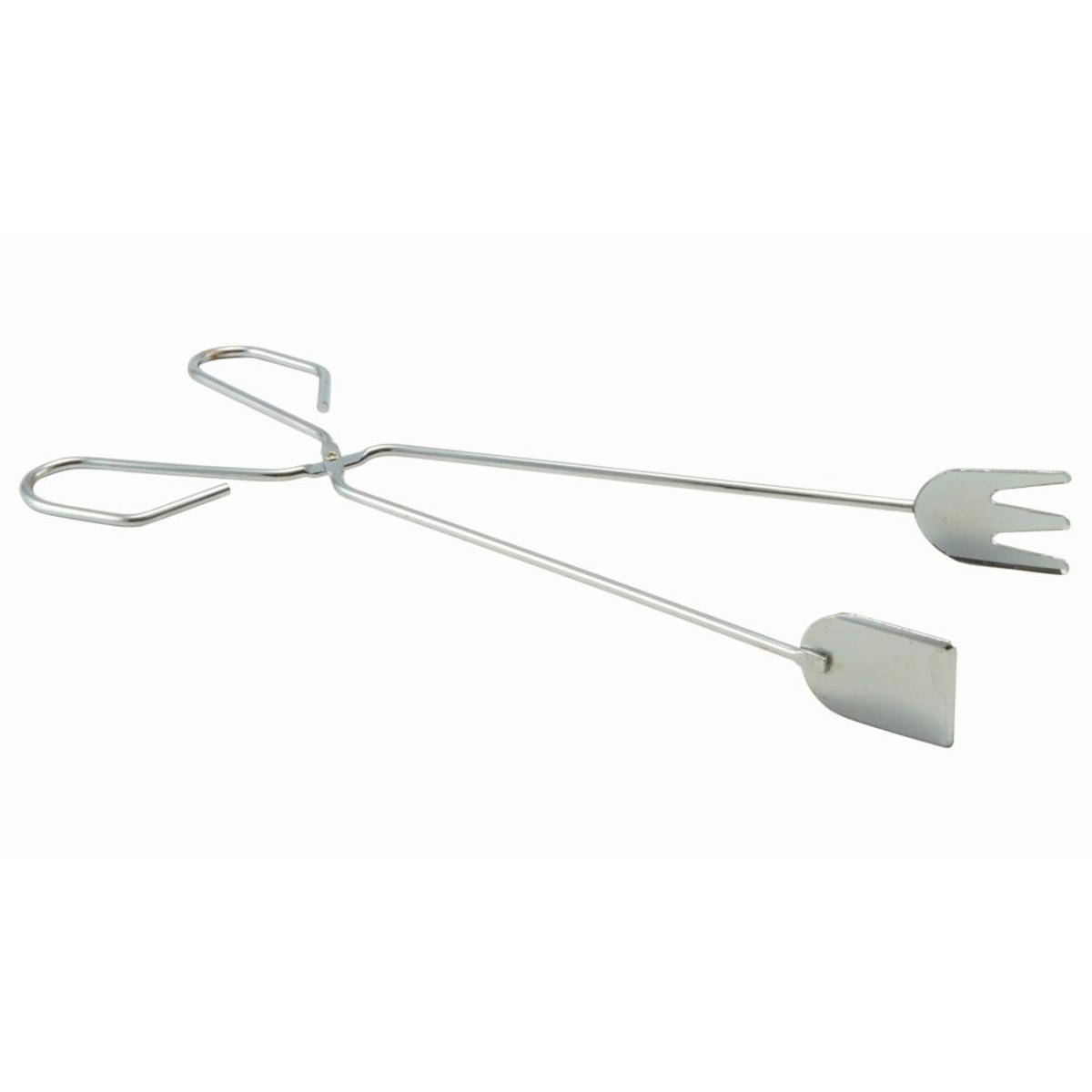 Grillcsipesz Húsfogó - króm, Basics, fém