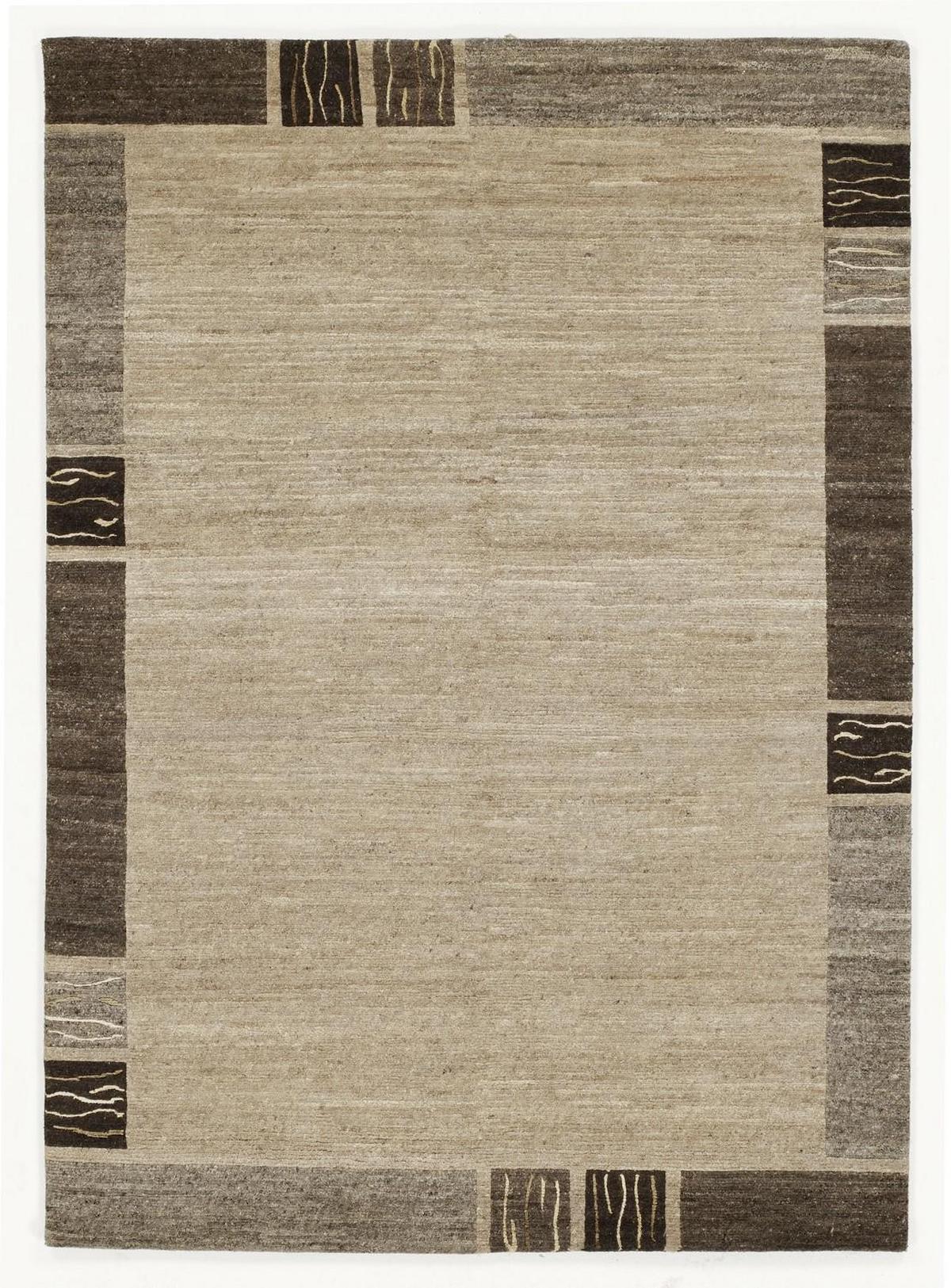 Orientteppich Naturfarbe Seide Natura Silk Greny 200x250 Cm - Braun/Naturfarben, KONVENTIONELL, Textil (200/250cm) - Cazaris