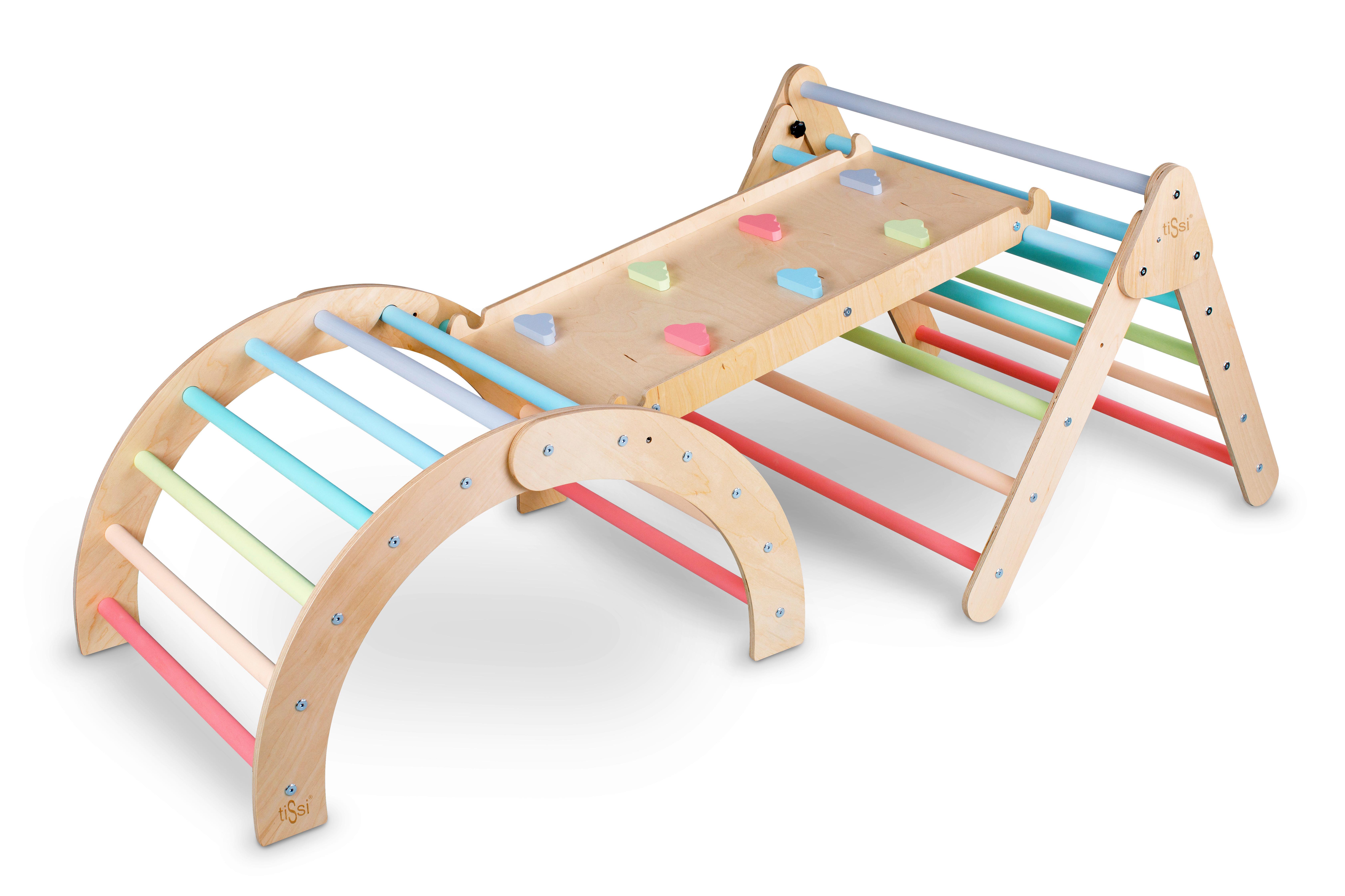 Klettergerüst Multicolor - Multicolor, Basics, Holz - tiSsi