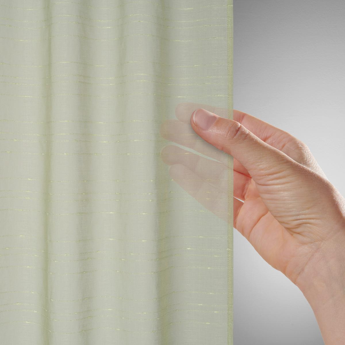 ZÁVĚS S POUTKY IDA - zelená, Konvenční, textil (135/245cm) - Based