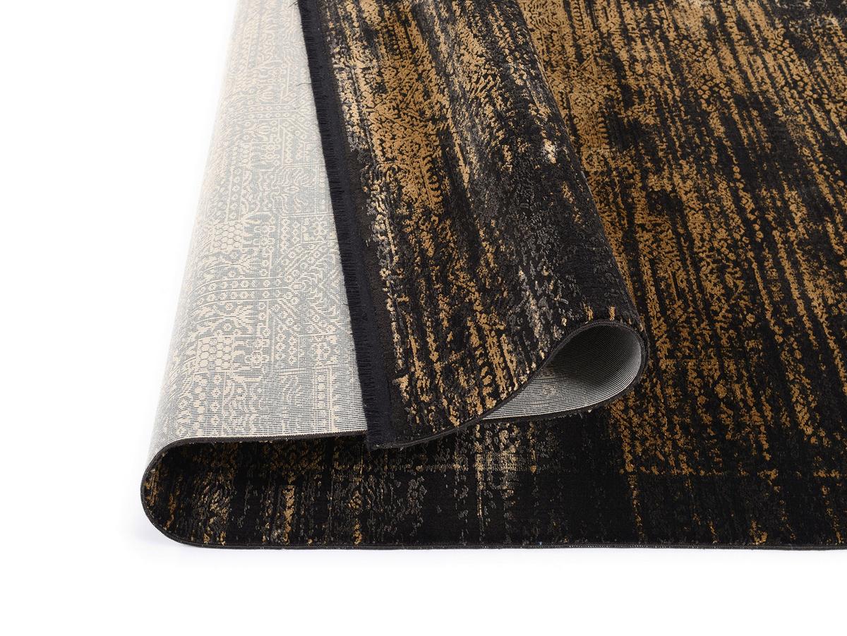 Webteppich Rio Goldfarben 65x130 cm - Goldfarben, Design, Textil (65/130cm) - Dieter Knoll