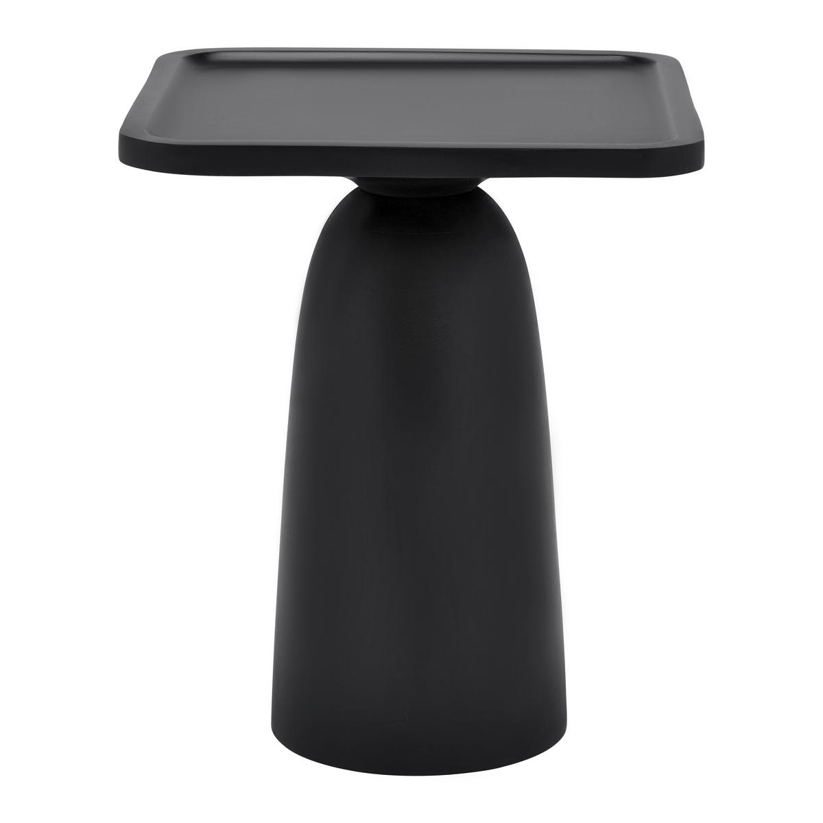 Odkládací stolek Noir, š. 38cm - černá, Moderní, dřevo (38/45/38cm) - Premium Living