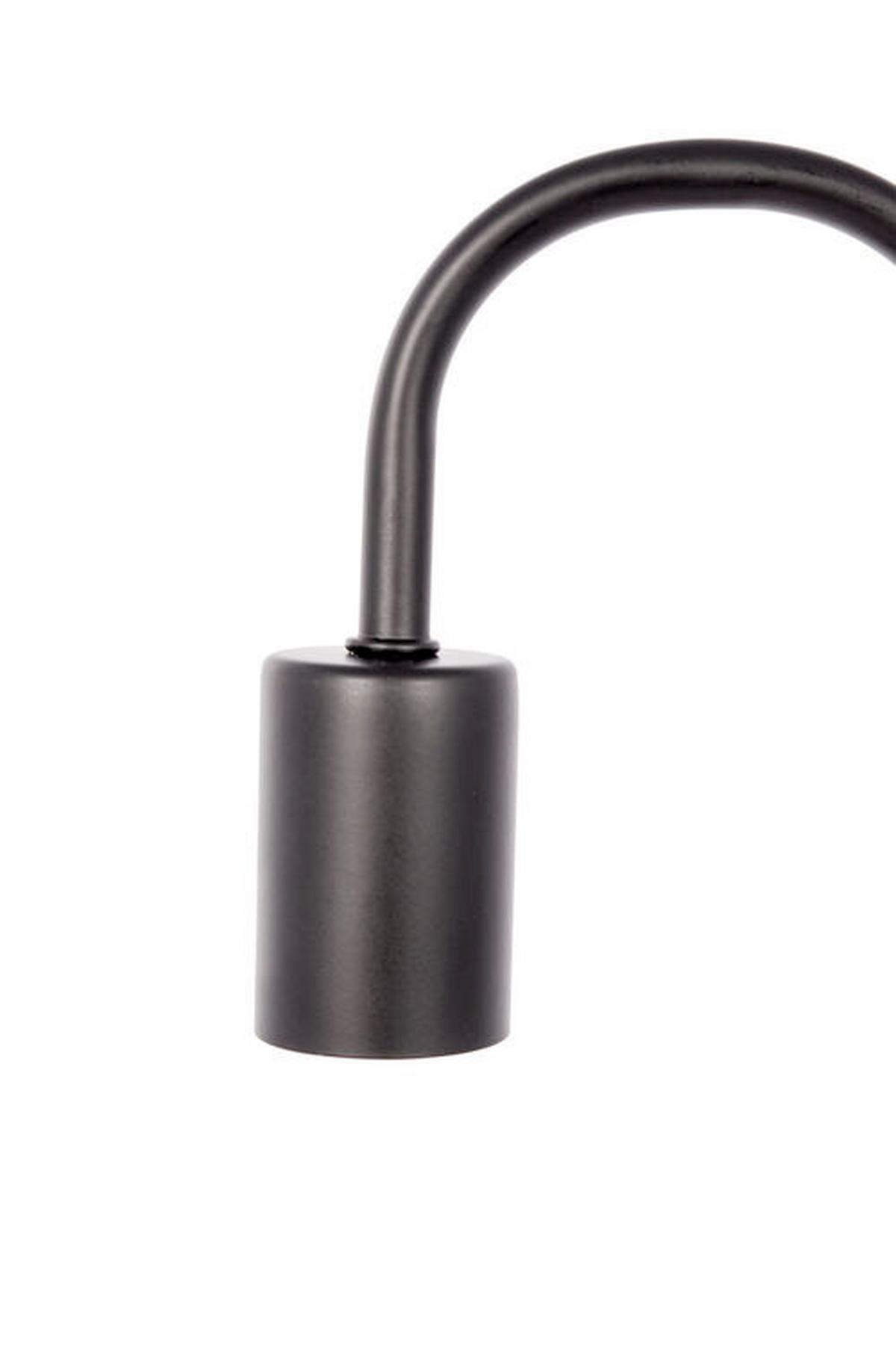 TISCHLEUCHTE Schwarz, E27, 40W - Schwarz, Trend, Holz/Metall (15/47/15cm) - Kayoom