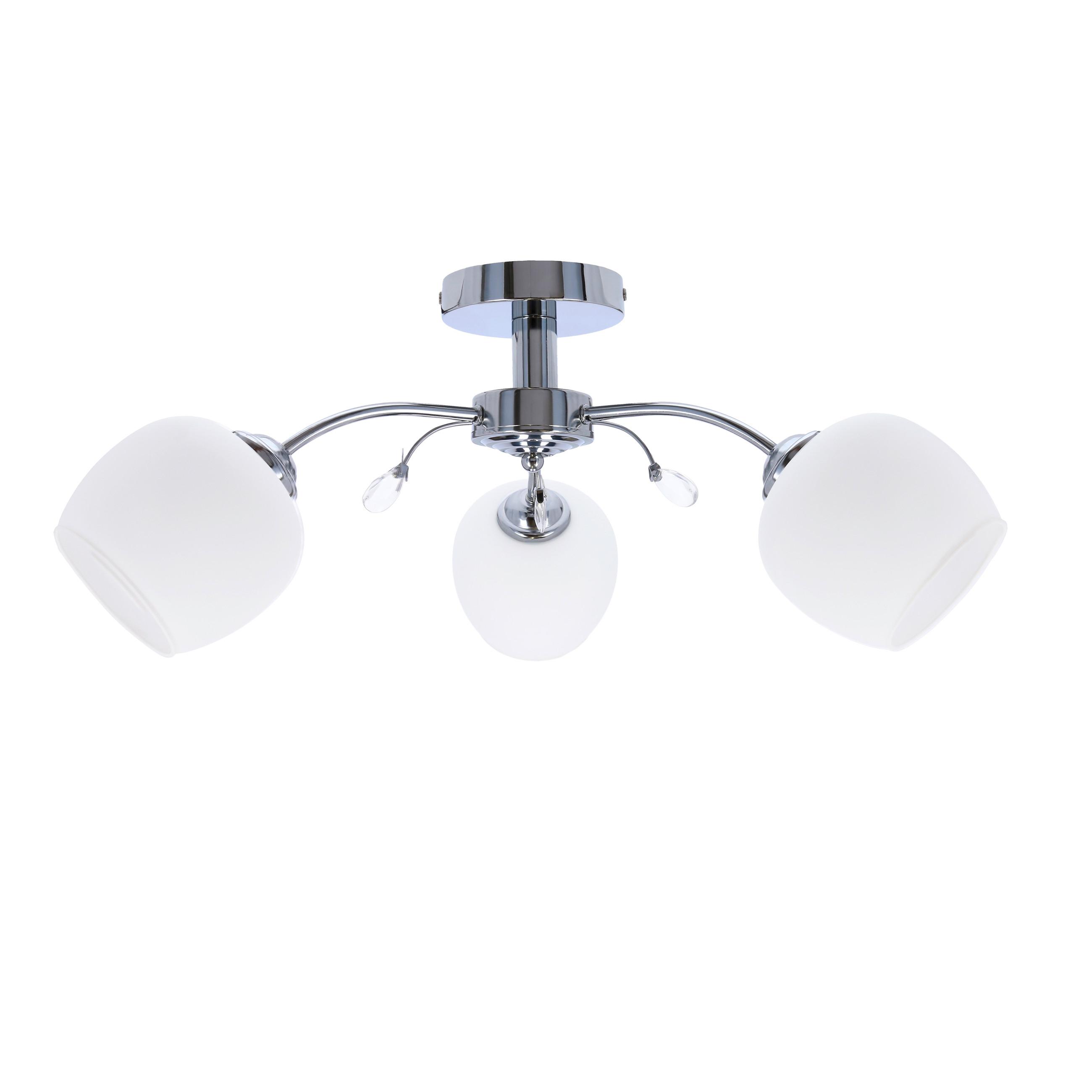 Deckenleuchte 33-09432 Estar - Chromfarben, KONVENTIONELL, Metall (54/54/23cm)