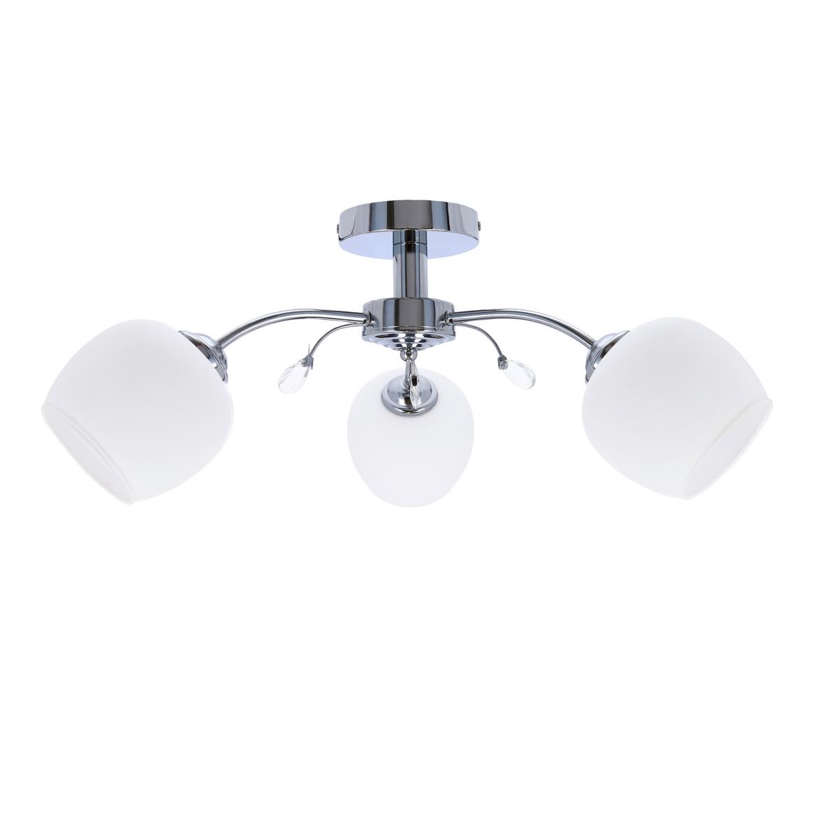 Deckenleuchte 33-09432 Estar - Chromfarben, KONVENTIONELL, Metall (54/54/23cm)