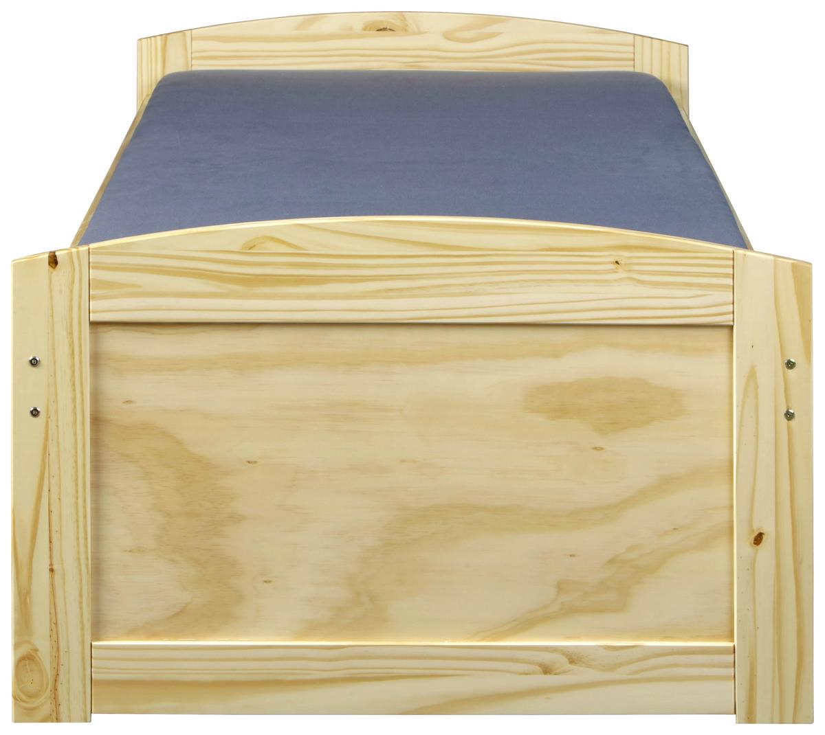 Ausziehbett Mit Bettkasten 90x200 Marinella Kieferfarben - Kieferfarben, Basics, Holz/Kunststoff (90/200cm) - MID.YOU