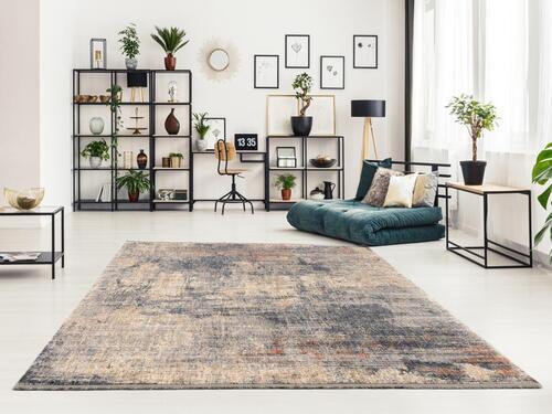 Webteppich Bunt Arles 65x130 cm - Multicolor, Design, Textil (65/130cm) - Novel