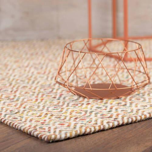 Flachwebteppich My Jaipur - Multicolor, Natur, Textil (80/150cm) - Obsession
