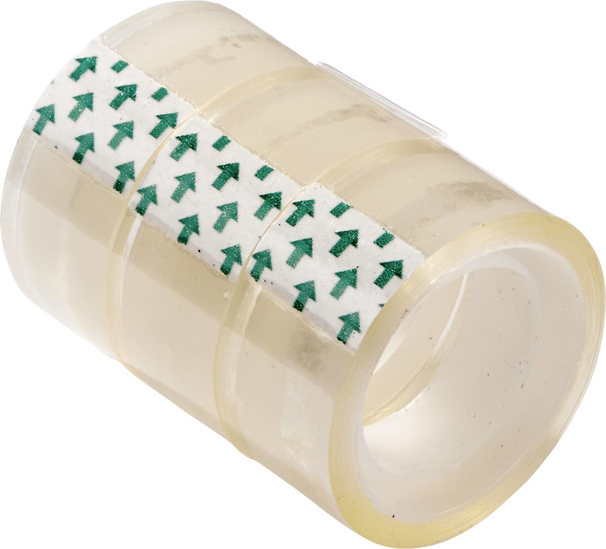 Klebeband-Set Transparent 3--Teilig. 11 M X 19 mm - Transparent, KONVENTIONELL, Kunststoff (1.9/1100cm)