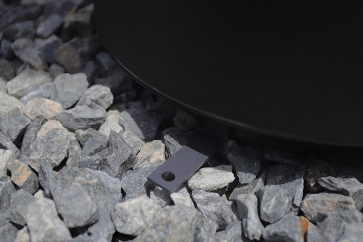 Grillschale Feuerschale - Schwarz, KONVENTIONELL, Metall (75/94/75cm)