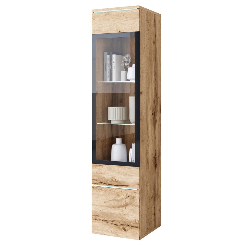 VITRINE Vera Eiche Wotan Dekor B: 30cm