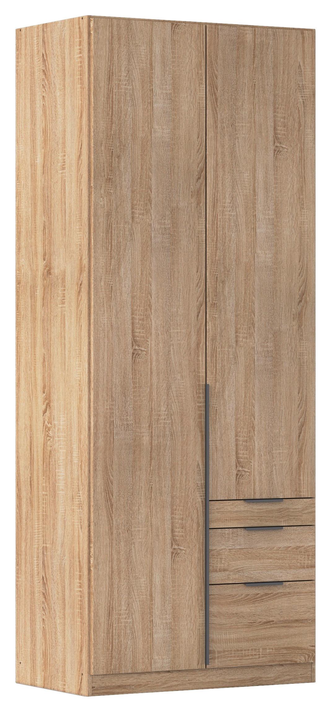 Drehtürenschrank Alabama, Sonoma Eiche B: 91 Cm - Sonoma Eiche, MODERN, Holzwerkstoff (91/229/54cm) - Rauch Möbel