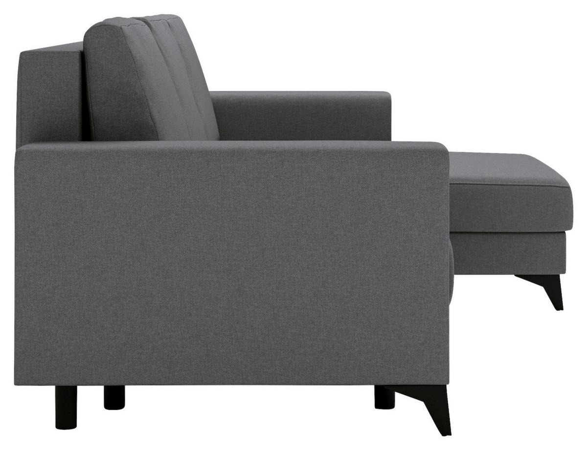 Harvey Grau S: 244x156 cm - Schwarz/Grau, Design, Textil (244/156cm) - Livetastic