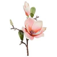 Kunstpflanze Magnolie Rosa L: 37 cm, Alea - Rosa/Braun, KONVENTIONELL, Kunststoff/Metall (37cm)