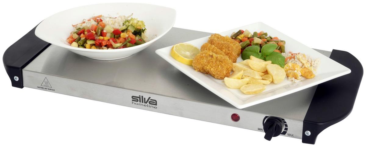 Chafing-Dish Sh 3.1 Buffetwärmer - Edelstahlfarben/Schwarz, Trend, Kunststoff/Metall (54,7/14/26,3cm) - Silva Schneider