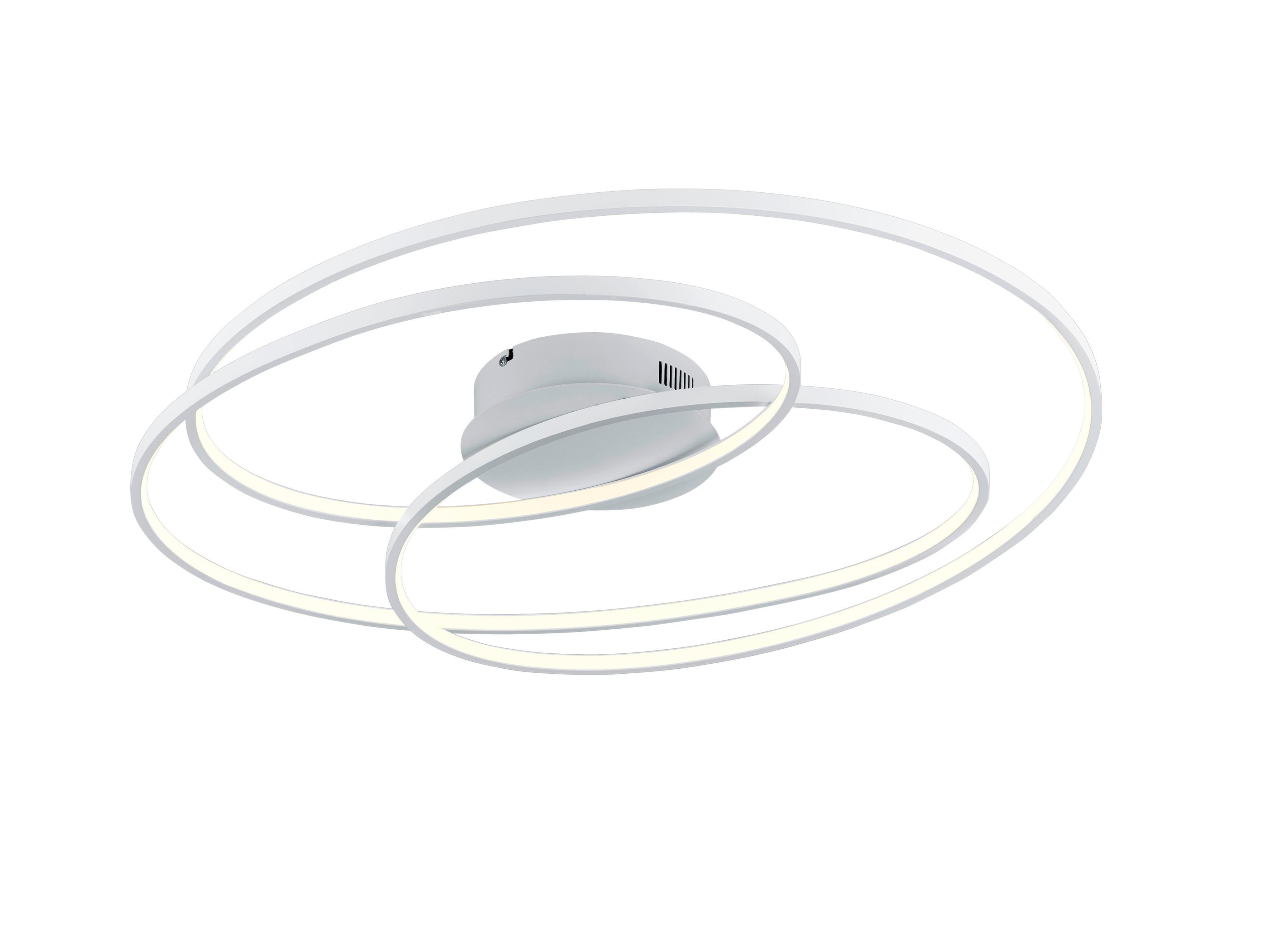LED-Deckenleuchte Gale L: 80 cm, 4-Fach Schaltbar - Weiß, Design, Metall (80/14/65cm) - Trio Leuchten