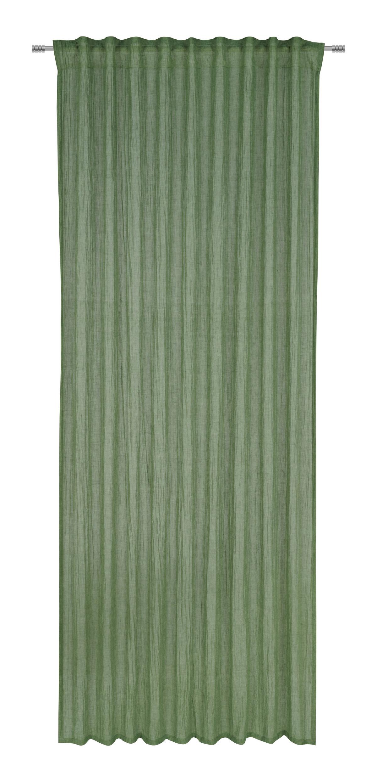 HOTOVÝ ZÁVĚS Ramona, 135/245cm, zelená - zelená, Moderní, textil (135/245cm) - Modern Living