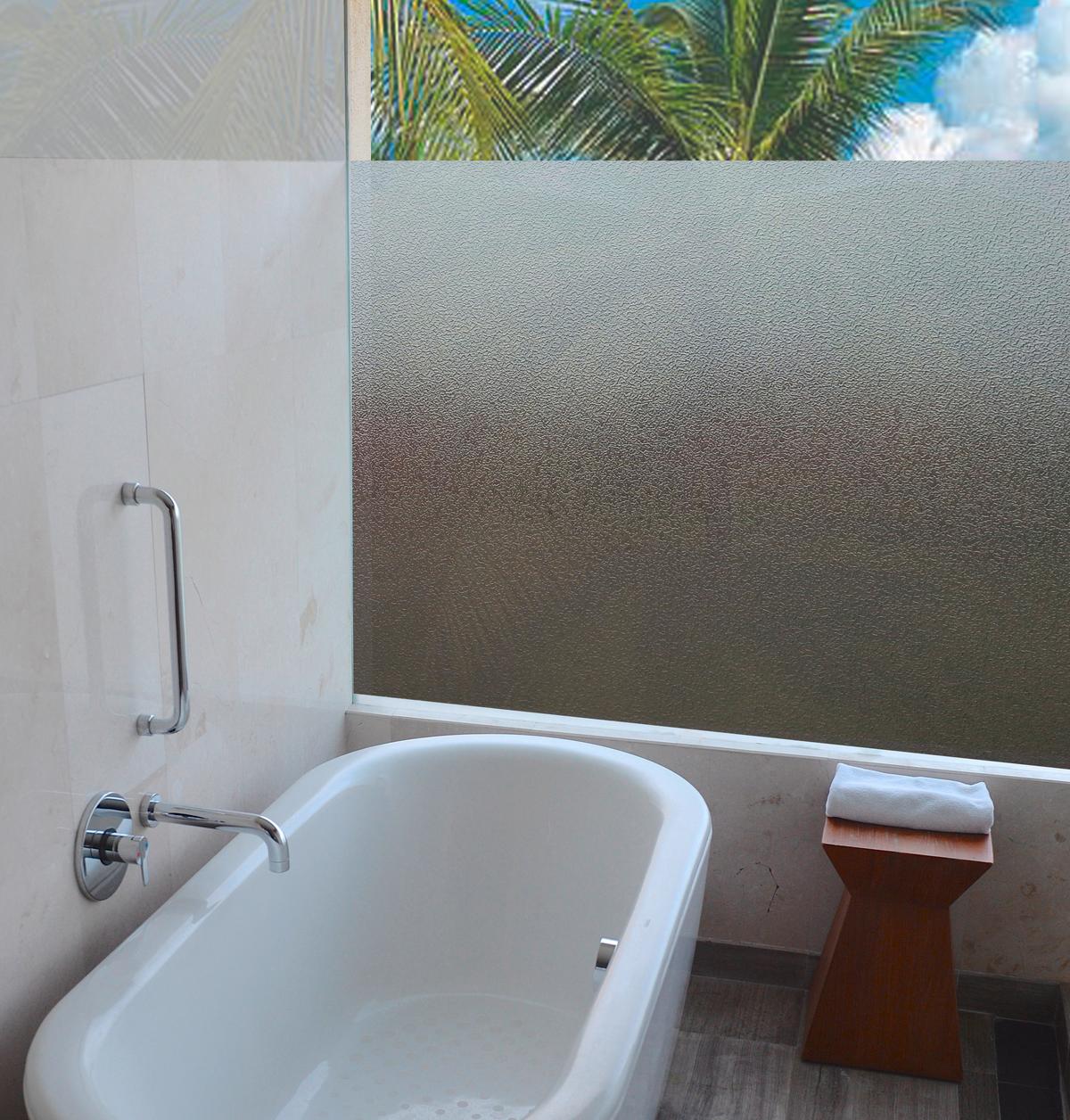 Fensterfolie Statisch Haftend Sand-Design 150x67,5 cm - Transparent, KONVENTIONELL, Kunststoff (67,5/150cm)