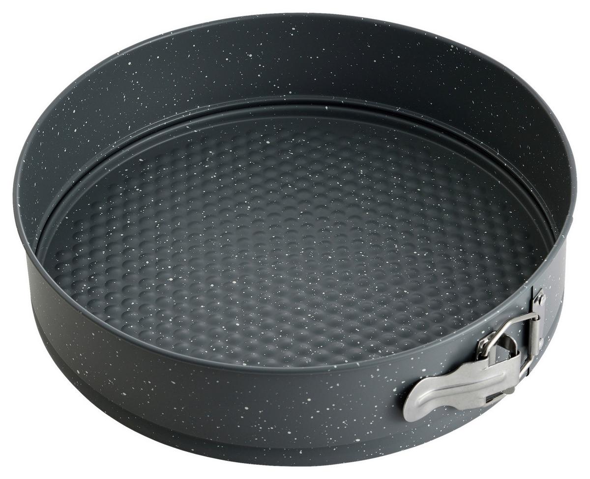 Backform Orion Rund D: ca. 28 cm Antihaftbeschichtet - Grau, Basics, Metall (28cm)