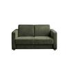 Schlafsofa Mia Mikrofaser Olivgrün, B: 159 cm - Chromfarben/Olivgrün, Basics, Textil (159/88/87cm) - Livetastic