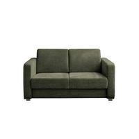Schlafsofa Mia Mikrofaser Olivgrün, B: 159 cm - Chromfarben/Olivgrün, Basics, Textil (159/88/87cm) - Livetastic