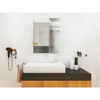 LED-Spiegel Rechteckig 60x60 cm, Beheizbar - Basics, Glas/Metall (60/60/2,3cm)