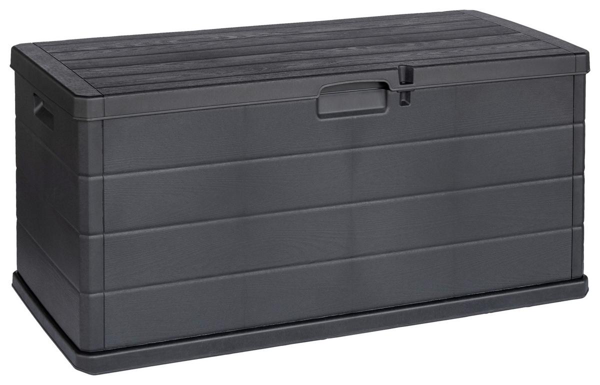 Kissenbox Alpha - Anthrazit, MODERN, Kunststoff (118/59/57cm) - Luca Bessoni