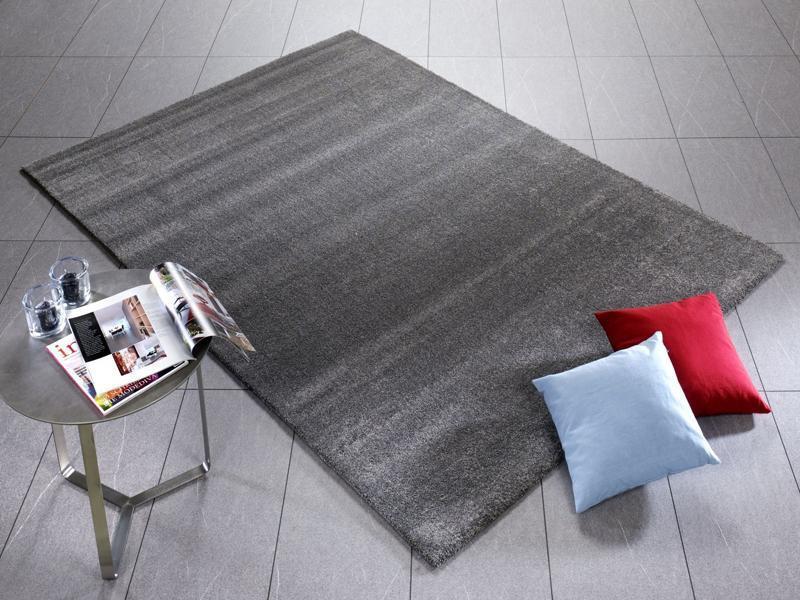 Webteppich Louvre Melange Grau 120x170 cm - Grau, Basics, Textil (120/170cm) - Novel