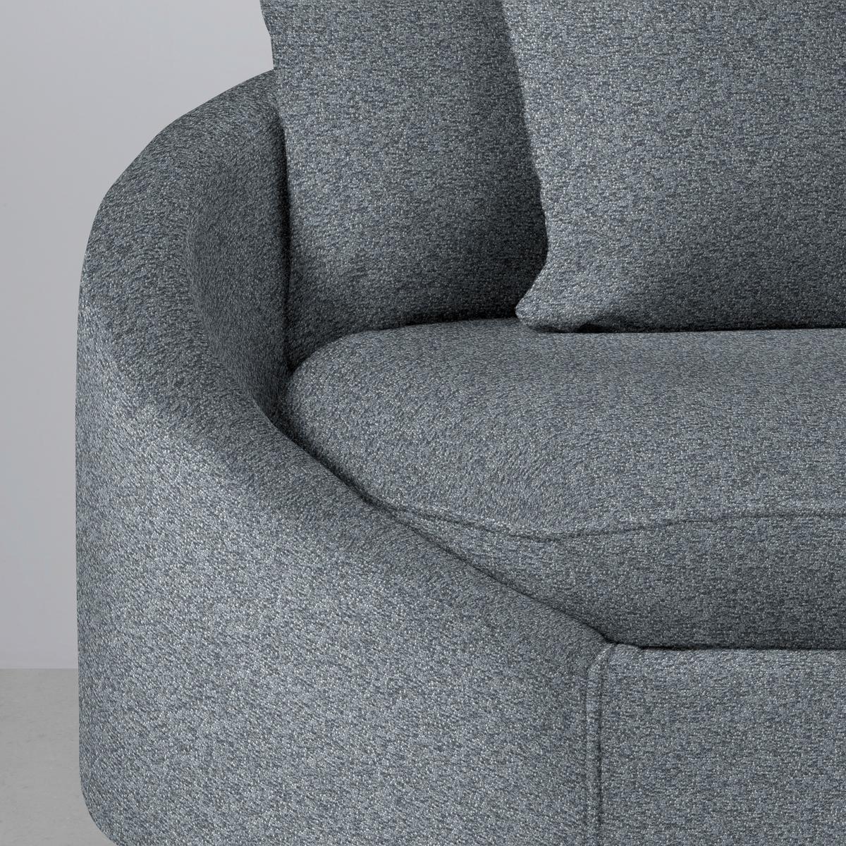Rohová sedačka AXEL, pravá, sivá tkanina - čierna/sivá, Modern, kov/textil (291/250cm) - Mömax