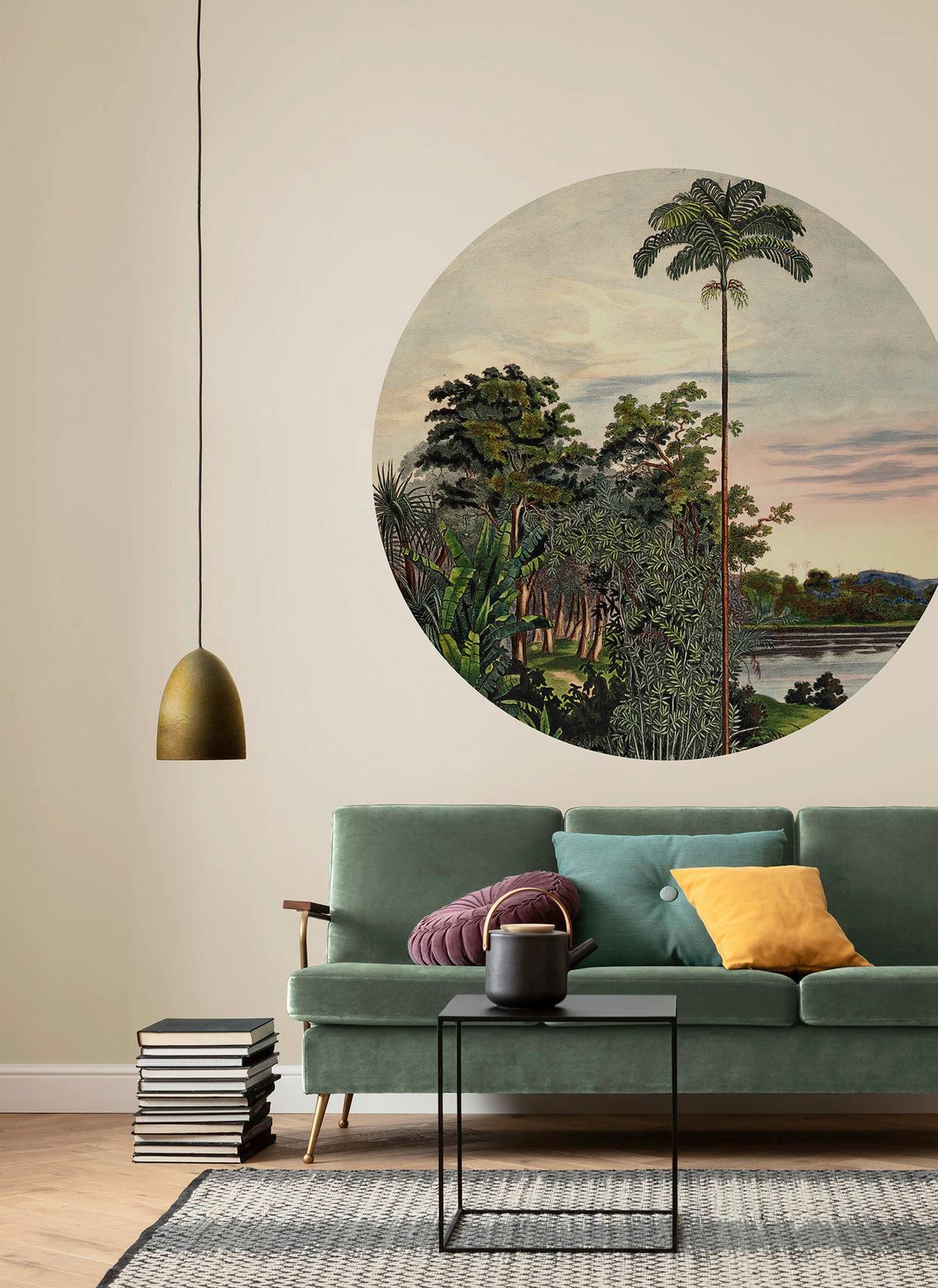 Fototapete Vintage Landscape - Multicolor, Trend (125cm)