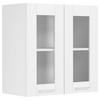 Küchenoberschrank Colura - Weiß, Trend, Glas/Holzwerkstoff (80/60/31cm) - MID.YOU
