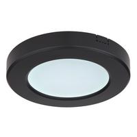 Led-deckenleuchte Lasse Ø 12,6 Cm - Opal/Schwarz, Basics, Kunststoff (12,6/1,8cm) - Globo