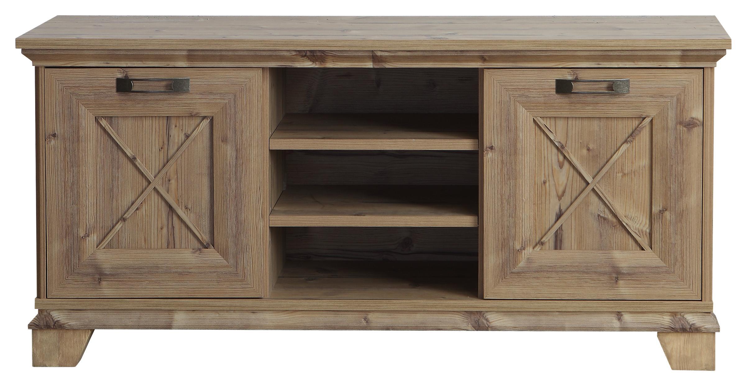 TV-Element Nepal B:145cm Fichte Dekor - Fichtefarben, KONVENTIONELL, Holzwerkstoff/Kunststoff (145/68,4/45cm)