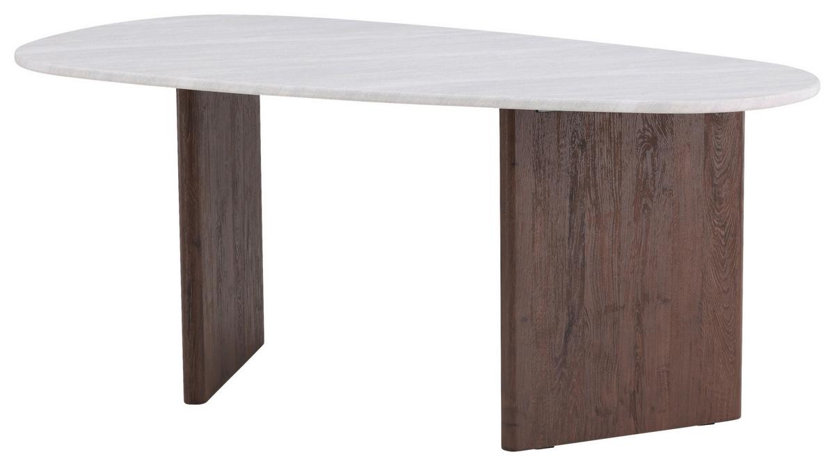 JÍDELNÍ STŮL GRÖNVIK - světle šedá/mokka, Design, kompozitní dřevo (180/90/75cm) - Livetastic