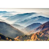 Obraz na plátne DESTENY - svetlomodrá, Basics, drevo (150 cm/100 cm/3 cmcm) - Mömax