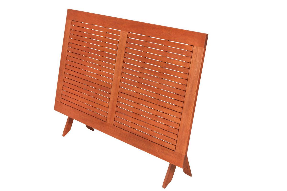 Gartentischgruppe Rio 9 -Teilig. Grau/Naturfarben - Eukalyptusholzfarben/Grau, KONVENTIONELL, Holz/Textil - Gardenson