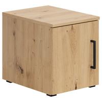 Nadstavec na skriňu MULTISTAURAUM š: 30 cm - čierna/dub artisan, Modern, kompozitné drevo/plast (30/35/40cm)