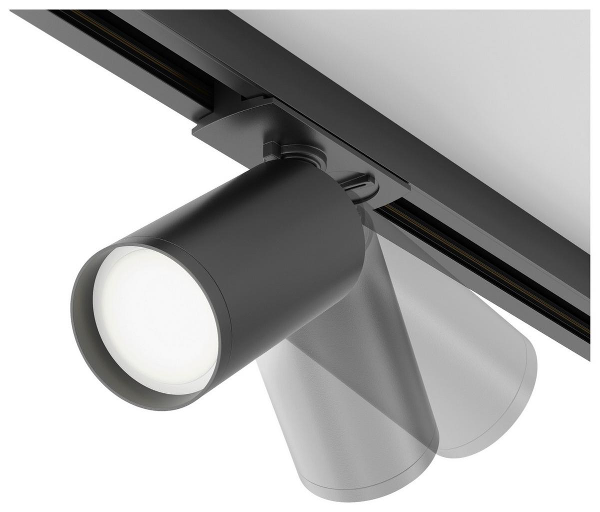 Schienensystem-Strahler Focus S - Schwarz, Basics, Metall (5,2/12,5/9,2cm) - MAYTONI