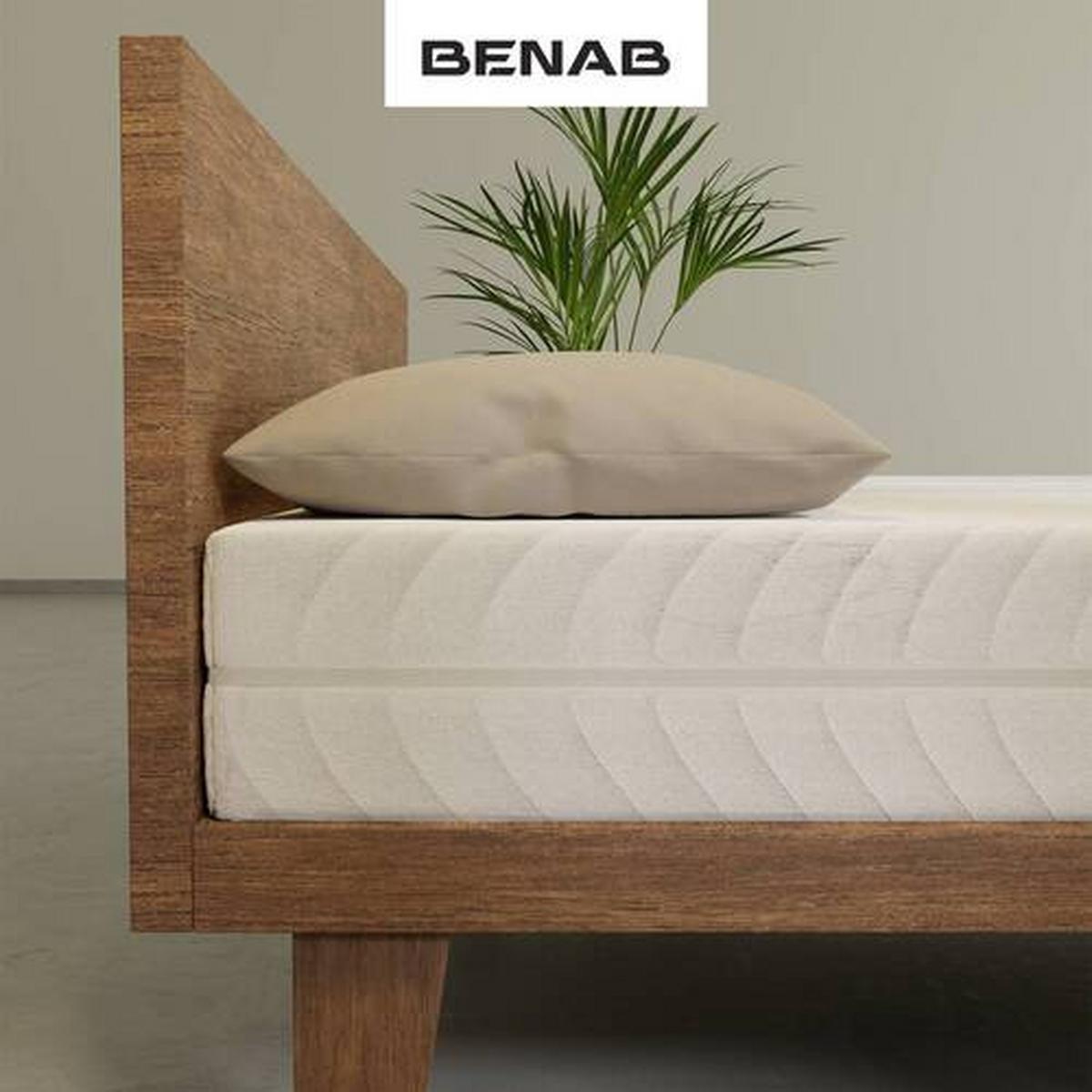 Komfortschaummatratze King Kokos 90x200 cm H3/H5 H: 22 cm - Weiß, LIFESTYLE, Textil (90/200cm) - Benab