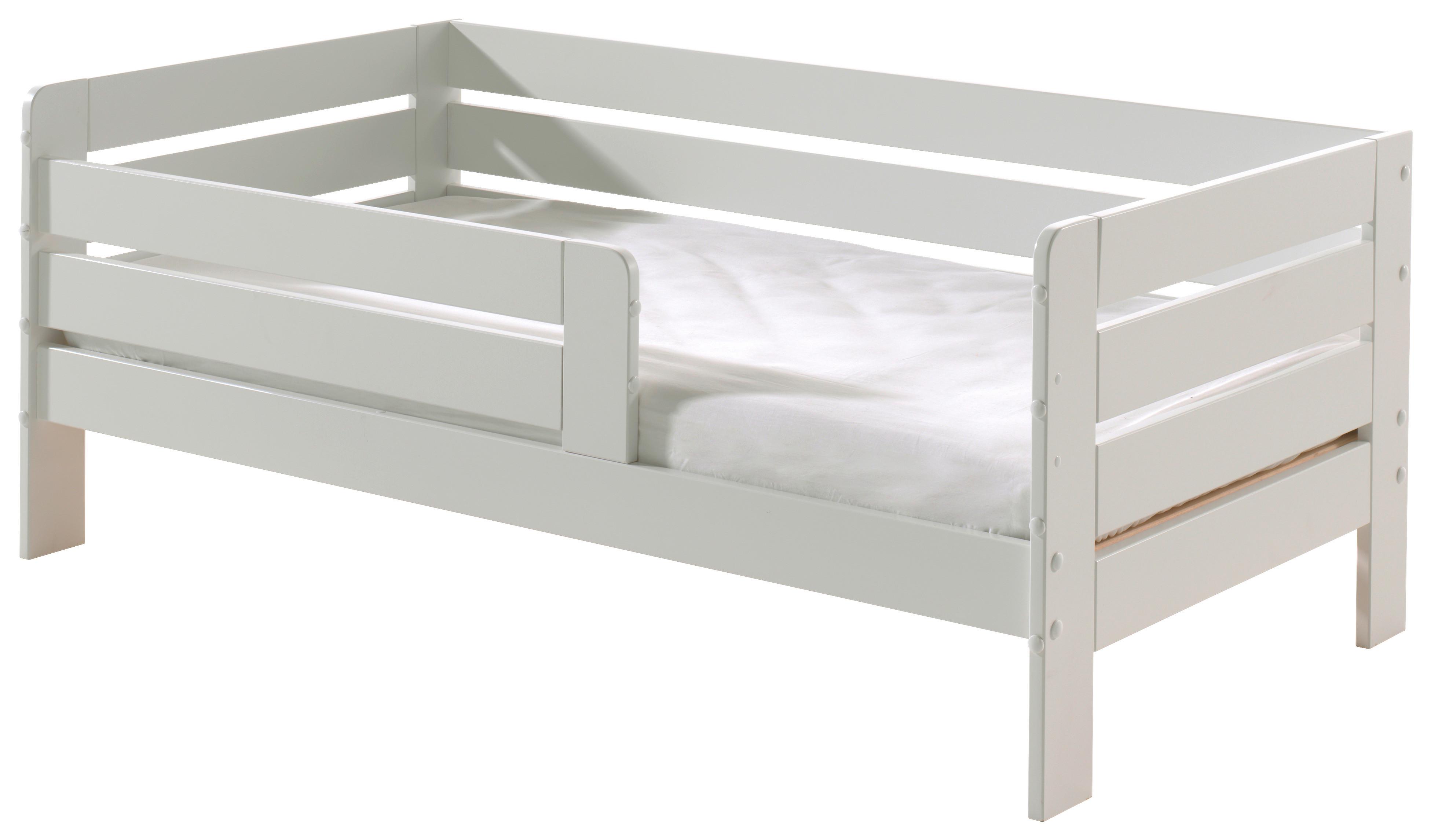 Kinder-/juniorbett Weiß Lackiert 70x140 Cm - Weiß, MODERN, Holz/Holzwerkstoff (70/140cm) - MID.YOU