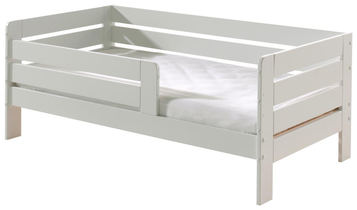 Kinder-/juniorbett Weiß Lackiert 70x140 Cm - Weiß, MODERN, Holz/Holzwerkstoff (70/140cm) - MID.YOU