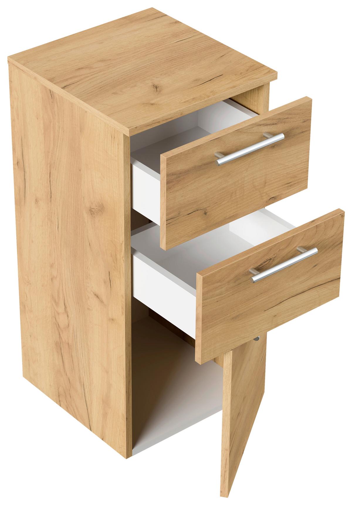 MIDISCHRANK Eichefarben B: 35,2cm - Eichefarben, Basics, Holzwerkstoff (35,2/75/36,8cm) - MID.YOU