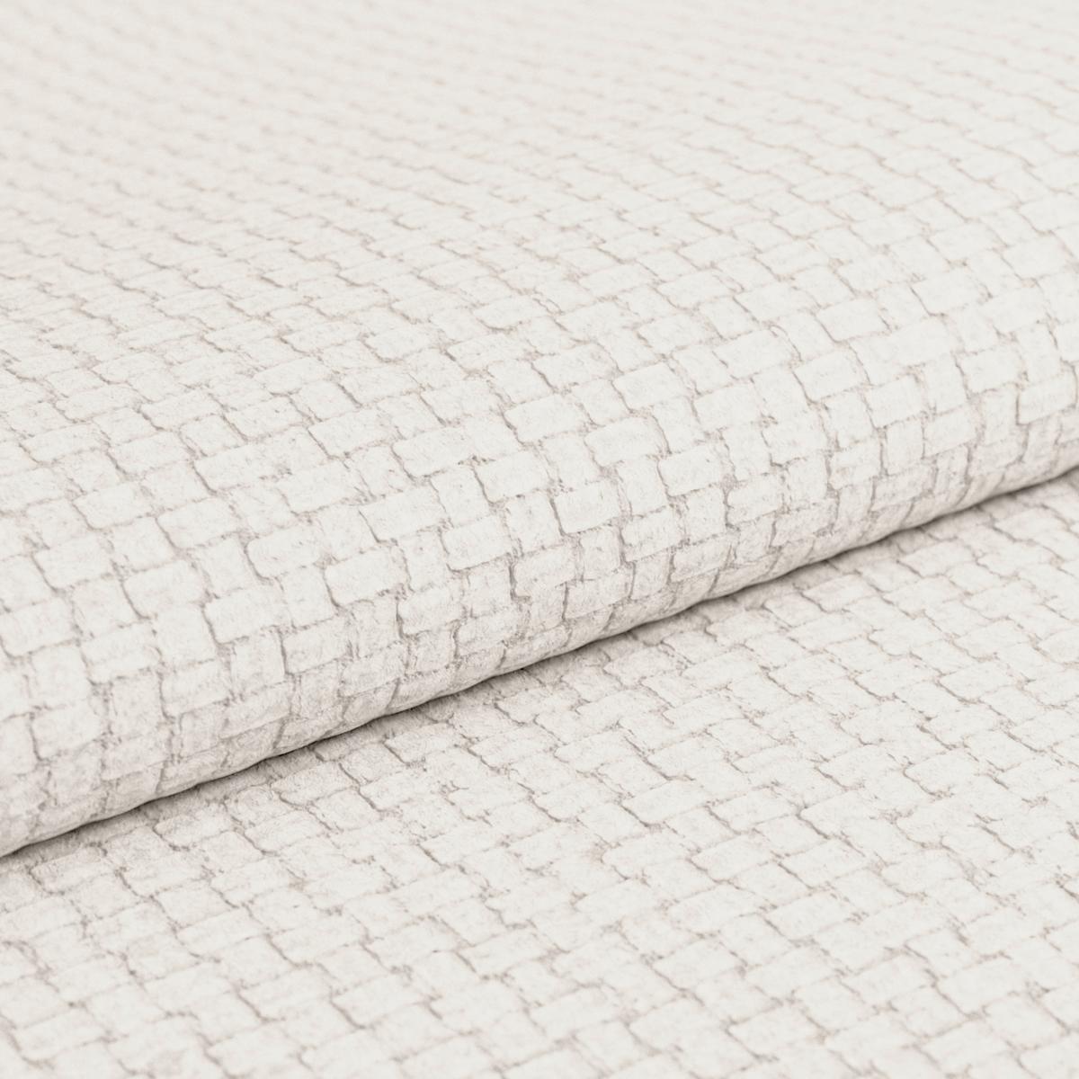 Ecksofa mit Bettfunktion Malaga new Chenille creme - Creme/Schwarz, KONVENTIONELL, Textil (286/203cm) - Ondega