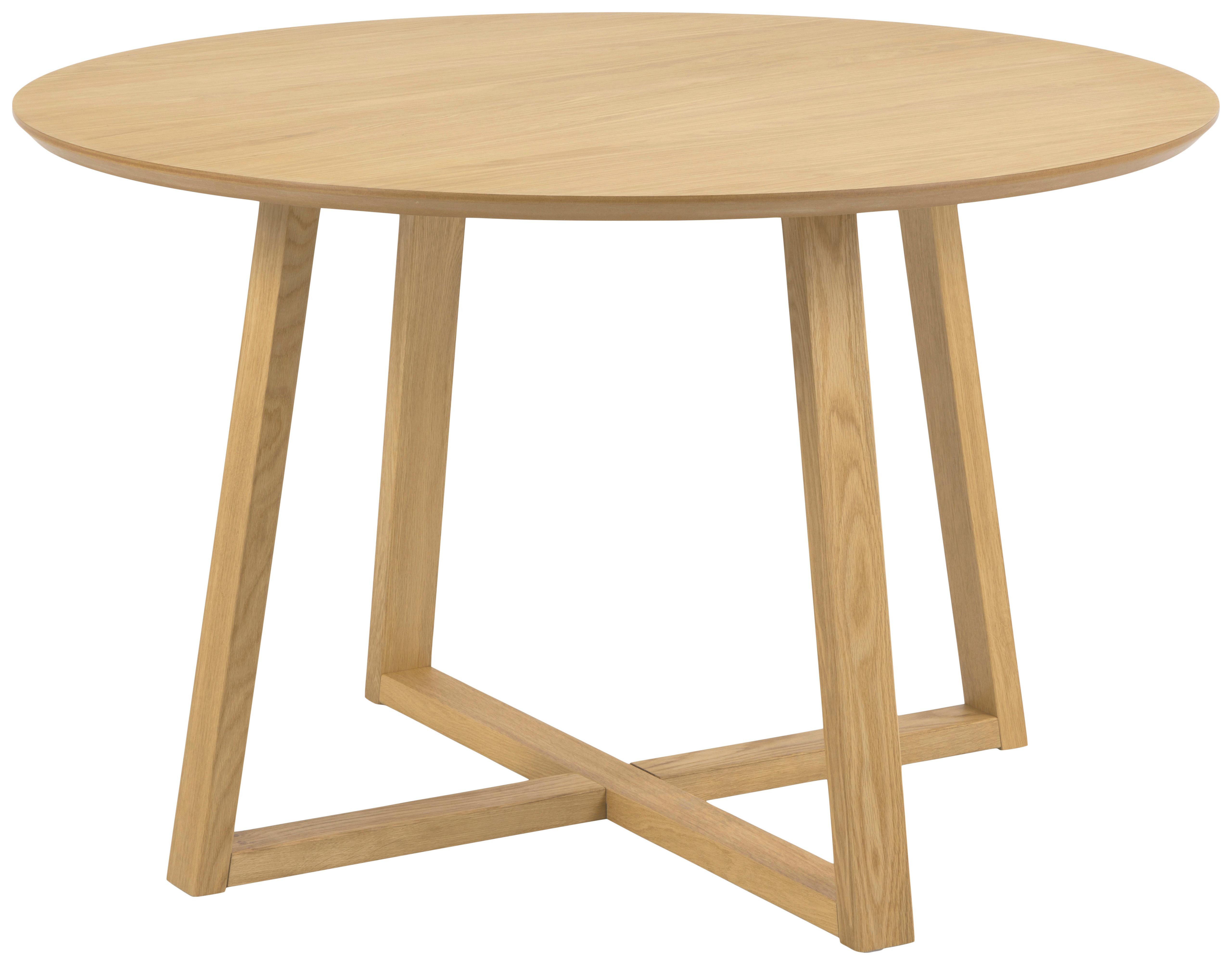 Esstisch rund Malika 120x75 cm Naturfarben