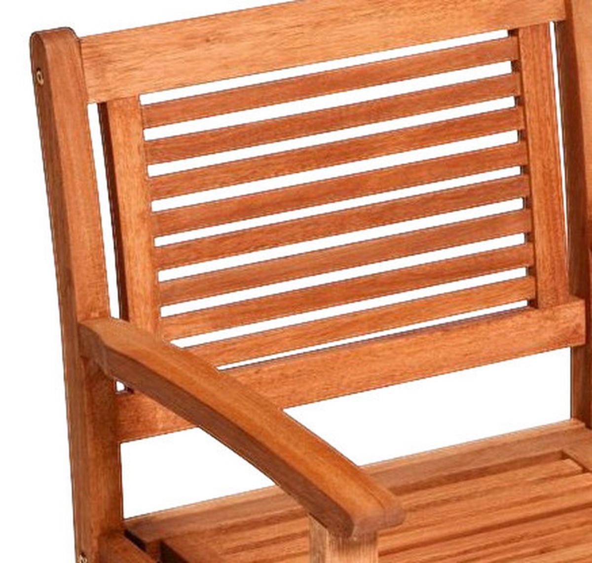 Gartensessel Klappbar Cordoba Echtholz - Naturfarben, Basics, Holz (60/90/58cm) - Gardenson