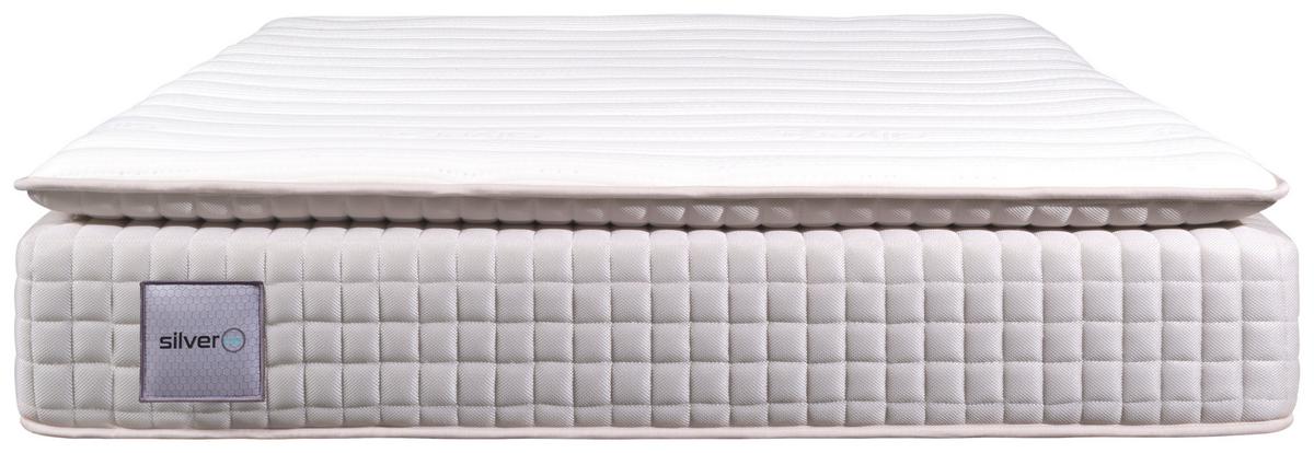 Taschenfederkernmatratze Jumbo LF: 180x210 cm - Weiß, Basics, Textil (180/210cm) - Livetastic