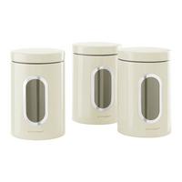 Vorratsdosen 3er-Set Auslaufsicher - Creme, Trend, Metall (11/17,5cm) - Echtwerk