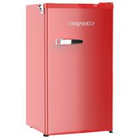 KÜHLSCHRANK Rot B: 47,4 cm - Rot, Basics, Glas/Kunststoff (47,4/83,1/44,7cm) - Respekta