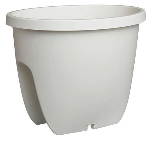Virágláda Balkonia - Fehér, konvencionális, Műanyag (30/26cm)